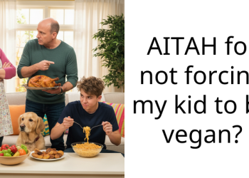 AITAH for not forcing my kid to be vegan?