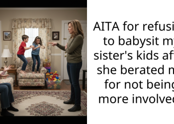 AITA for refusing to babysit my sister’s kids after she berated me for not being more involved?