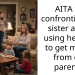 AITA for confronting my sister about using her kids to get money from our parents?
