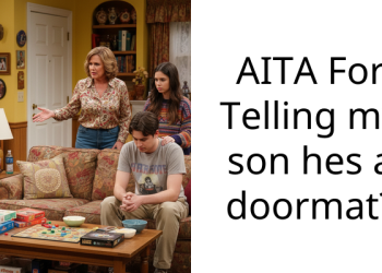 AITA For Telling my son hes a doormat?