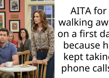 AITA for walking away on a first date because he kept taking phone calls?