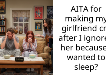AITA for making my girlfriend cry after I ignored her because I wanted to sleep?