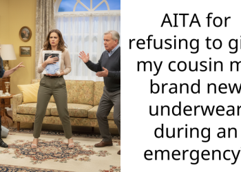 AITA for refusing to give my cousin my brand new underwear during an emergency?