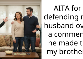 AITA for defending my husband over a comment he made to my brother?