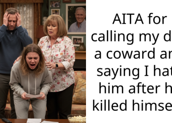 AITA for calling my dad a coward and saying I hate him after he k**led himself?