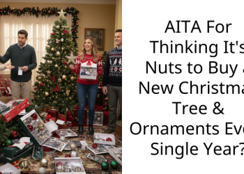 AITA For Thinking It’s Nuts to Buy a New Christmas Tree & Ornaments Every Single Year?