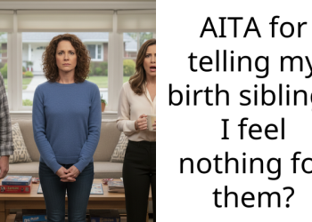 AITA for telling my birth siblings I feel nothing for them?