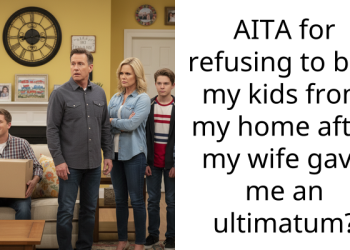 AITA for refusing to ban my kids from my home after my wife gave me an ultimatum?