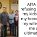 AITA for refusing to ban my kids from my home after my wife gave me an ultimatum?