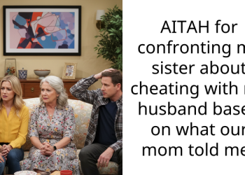 AITAH for confronting my sister about cheating with my husband based on what our mom told me?
