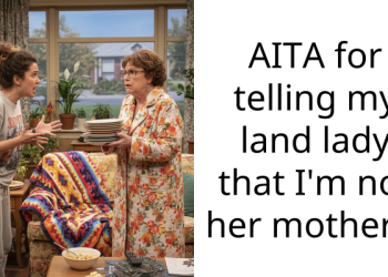 AITA for telling my land lady that I’m not her mother??
