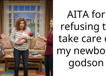 AITA for refusing to take care of my newborn godson
