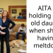 AITA for holding 2 year old daughter when she was having a meltdown?