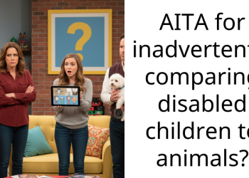 AITA for inadvertently comparing disabled children to animals?