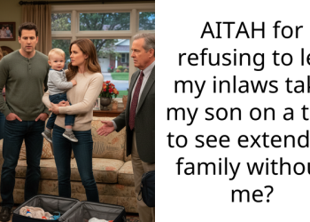 AITAH for refusing to let my inlaws take my son on a trip to see extended family without me?