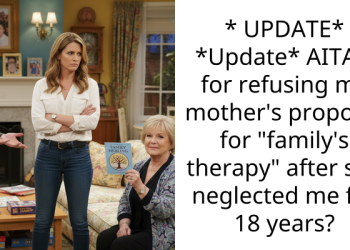 * UPDATE* *Update* AITAH for refusing my mother’s proposal for “family’s therapy” after she neglected me for 18 years?