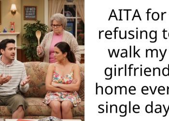 AITA for refusing to walk my girlfriend home every single day?