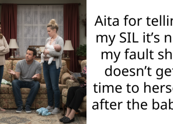 Aita for telling my SIL it’s not my fault she doesn’t get time to herself after the baby?