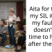 Aita for telling my SIL it’s not my fault she doesn’t get time to herself after the baby?