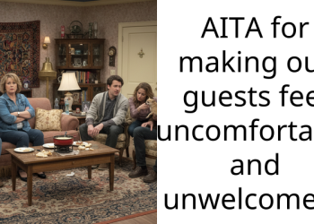 AITA for making our guests feel uncomfortable and unwelcomed?