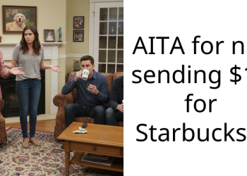 AITA for not sending $10 for Starbucks…
