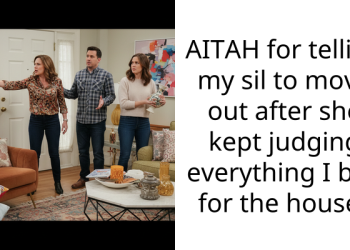 AITAH for telling my sil to move out after she kept judging everything I buy for the house?