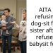 AITA for refusing to dog-sit for my sister after she refused to babysit for me?