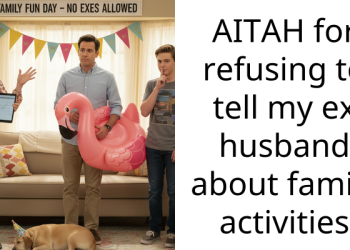 AITAH for refusing to tell my ex husband about family activities