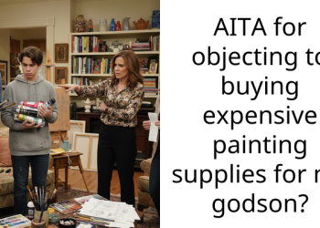 AITA for objecting to buying expensive painting supplies for my godson?