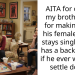 AITA for calling my brother out for making sure his female friend stays single so he has a backup plan if he ever wants to settle down?