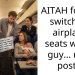 AITAH for not switching airplane seats with a guy… read post…