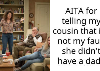 AITA for telling my cousin that it’s not my fault she didn’t have a dad.