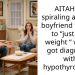 AITAH for spiraling after my boyfriend told me to “just lose weight “ when I got diagnosed with hypothyroidism?