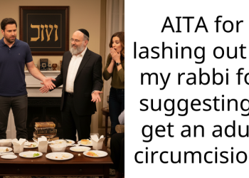 AITA for lashing out at my rabbi for suggesting I get an adult circumcision?