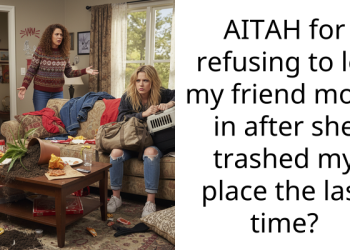 AITAH for refusing to let my friend move in after she trashed my place the last time?