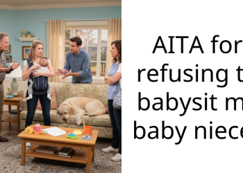 AITA for refusing to babysit my baby niece?