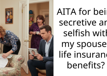 AITA for being secretive and selfish with my spouse’s life insurance benefits?