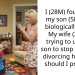 I (28M) found out my son (5M) isn’t biologically mine. My wife (27F) is trying to use our son to stop me from divorcing her. How should I proceed?