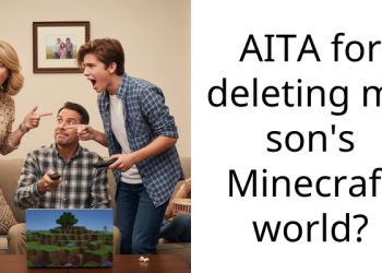 Parent Gets Called Out On Reddit For Deleting Their Son’s Minecraft World