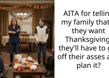 Woman Refuses To Make Thanksgiving Dinner Without The Help Of Her Husband