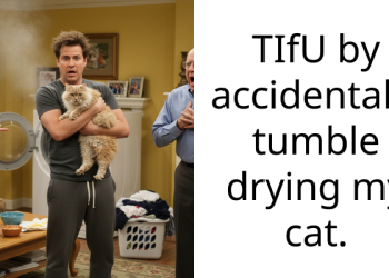 Redditor Shares Story Of How He Accidentally Tumble Dried His Cat But His Other Cat Came To The Rescue