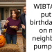 Untidy Mom Leaves Halloween Decorations Out For A Year, Neighbor Buys Party Decors To Celebrate The Rotten Pumpkin’s First Birthday