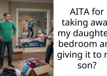 Man Moves His Teen Daughter To A Smaller Room To Accommodate His Newborn Son From His New Marriage, And Gets A Fierce Response