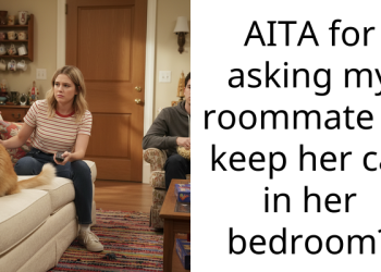 Redditors Are Mad At OP For Asking Roommate To Keep Her Elderly Cat In Her Bedroom