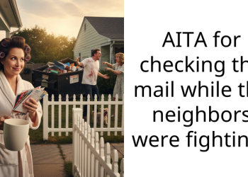 Person Caught in Ethical Dilemma Over Retrieving Essential Insurance Mail During Neighbors’ Loud Argument at Their Mailbox