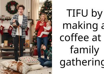 Woman Makes Coffee For Herself Amid A Family Gathering, But Her Inappropriate Mug Steals The Show