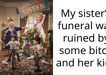 Karen Ruins A Funeral By Showing Up With Three Kids And Talking Loudly On The Phone In Front Of Everyone