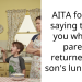 Mom Waited Four Weeks For Her Child’s Lunch Box, Then Refused To Thank The Parent Who Returned It