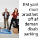 Man Shares How An Ent*tled Mom Yanked Off His Mom’s Prosthetic Arm After Demanding Disabled Parking Spot
