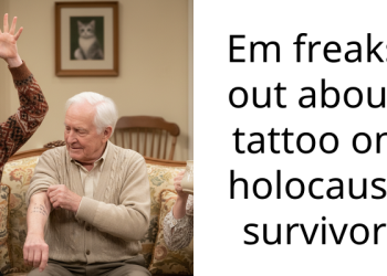 Woman Shames Old Man For Having Tattoo, Only To Discover That He’s A Holocaust Survivor Who Was Marked In A Concentration Camp